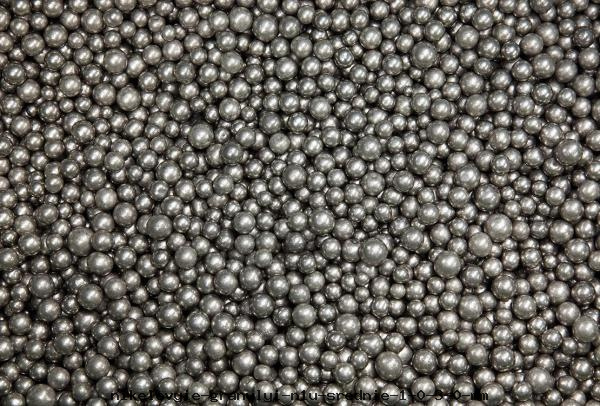 Никелевые гранулы Н1у средние 1.0–3.0 мм